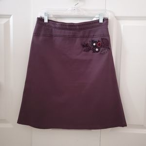 Moschino Embroidered Skirt